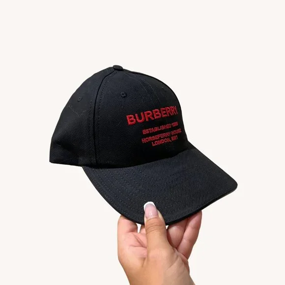 BURBERRY Horseferry Print Baseball Cap